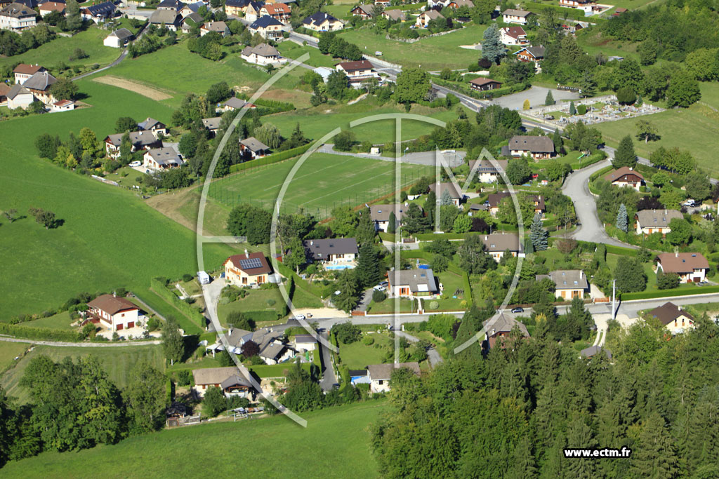 Photo arienne de Viuz-la-Chisaz