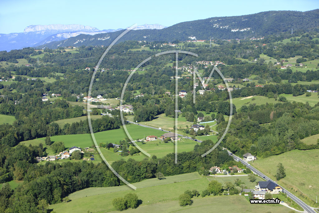 Photo arienne de Viuz-la-Chisaz