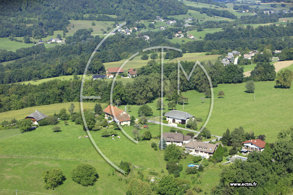 Photo arienne de Chapeiry (La Combe)