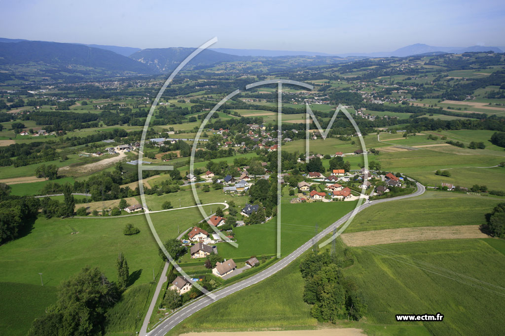 Photo arienne de Marcellaz-Albanais (Chez Nanche)