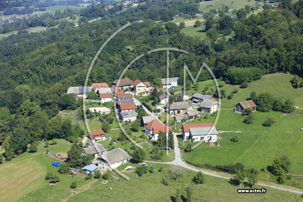 Photo arienne de Marcellaz-Albanais (Germagny)
