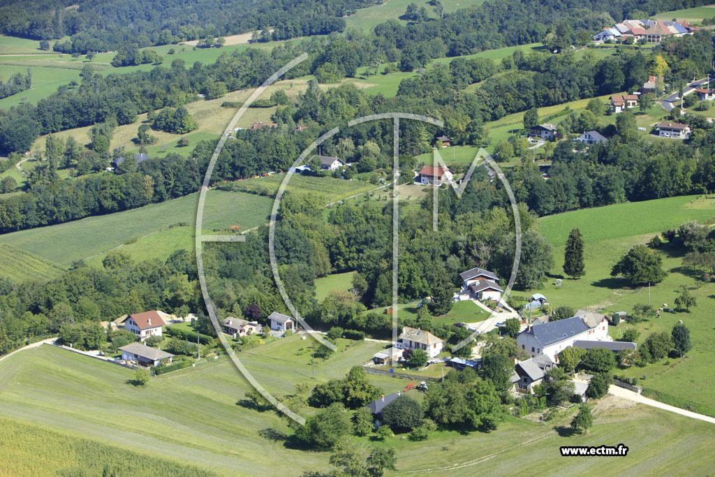 Photo arienne de Saint-Sylvestre (Marcellette)