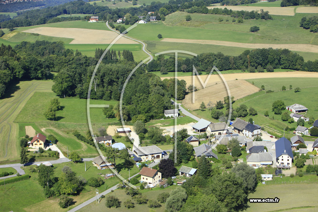 Photo arienne de Saint-Sylvestre (Muret)