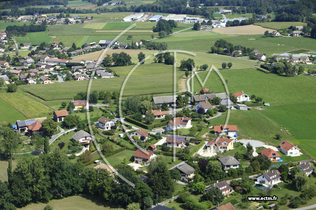 Photo arienne de Sales (Chemin de Gratteloup)