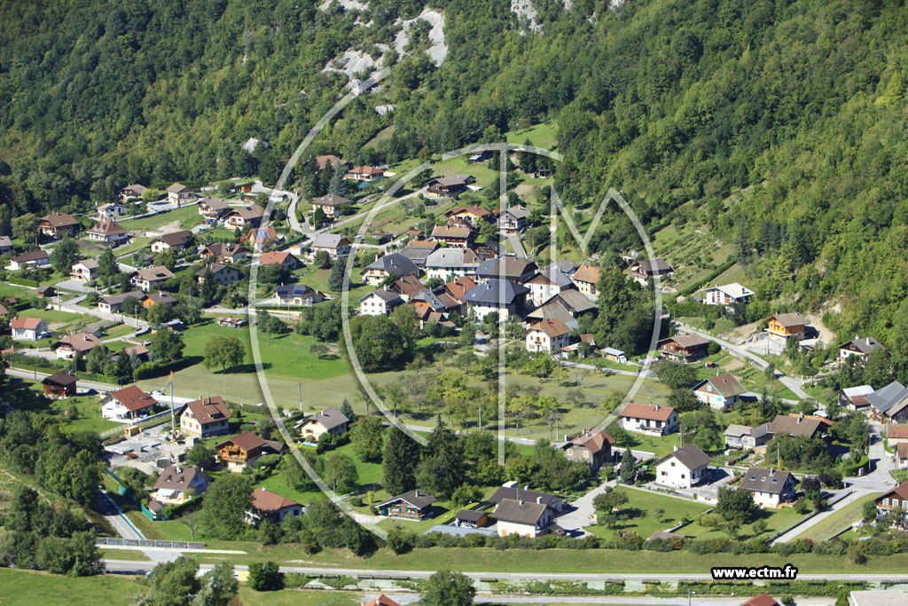 Photo arienne de Faverges (La Balmette)