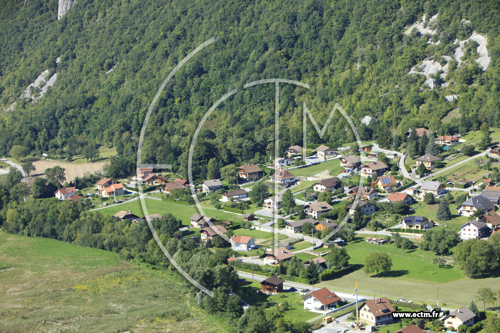 Photo arienne de Faverges (La Balmette)