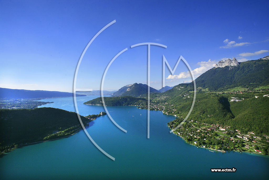 Photo arienne de Lac d'Annecy