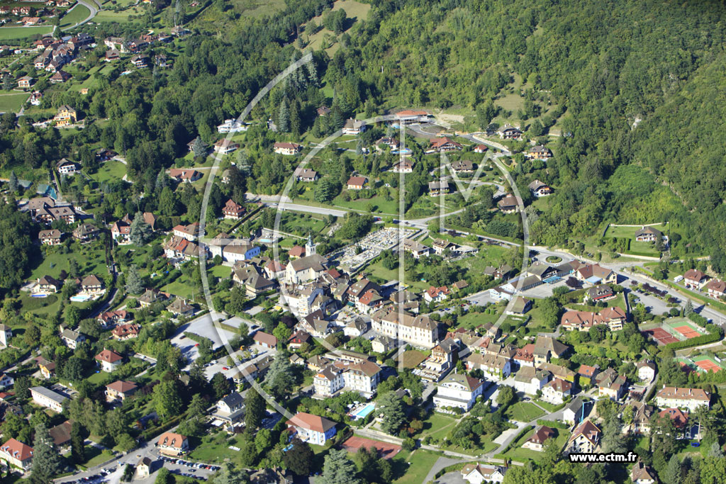 Photo arienne de Talloires