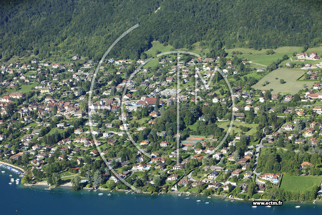 Photo arienne de Veyrier du Lac