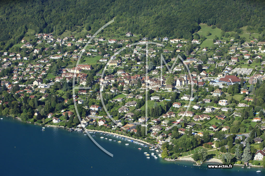 Photo arienne de Veyrier du Lac
