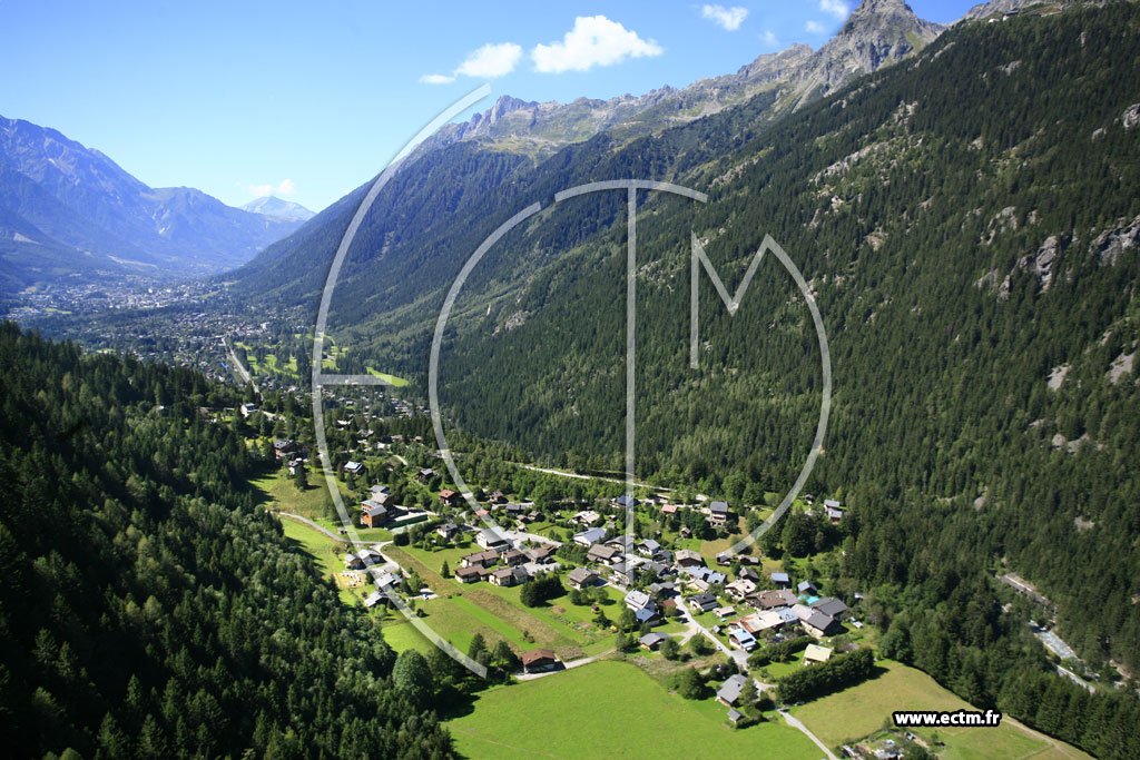 Photo arienne de Chamonix-Mont-Blanc (Le Lavancher)