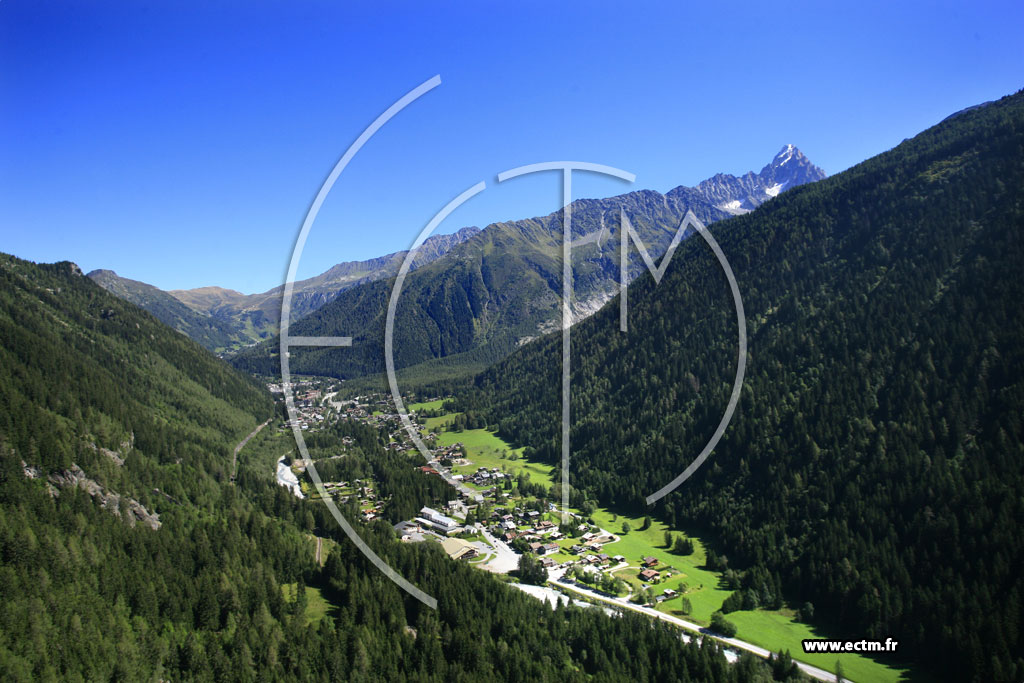 Photo arienne de Chamonix-Mont-Blanc (Les Chosalets)