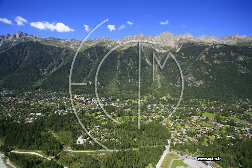 Photo arienne de Chamonix-Mont-Blanc (Les Gaudenays)