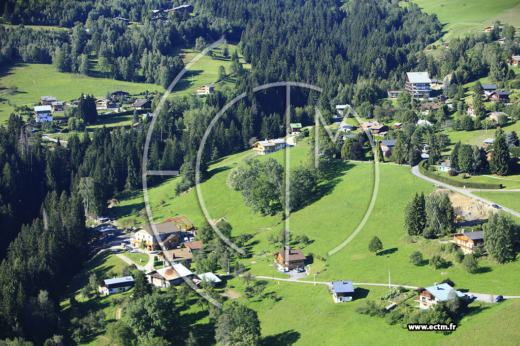 Photo arienne de Combloux (Chemin d'Arvillon)