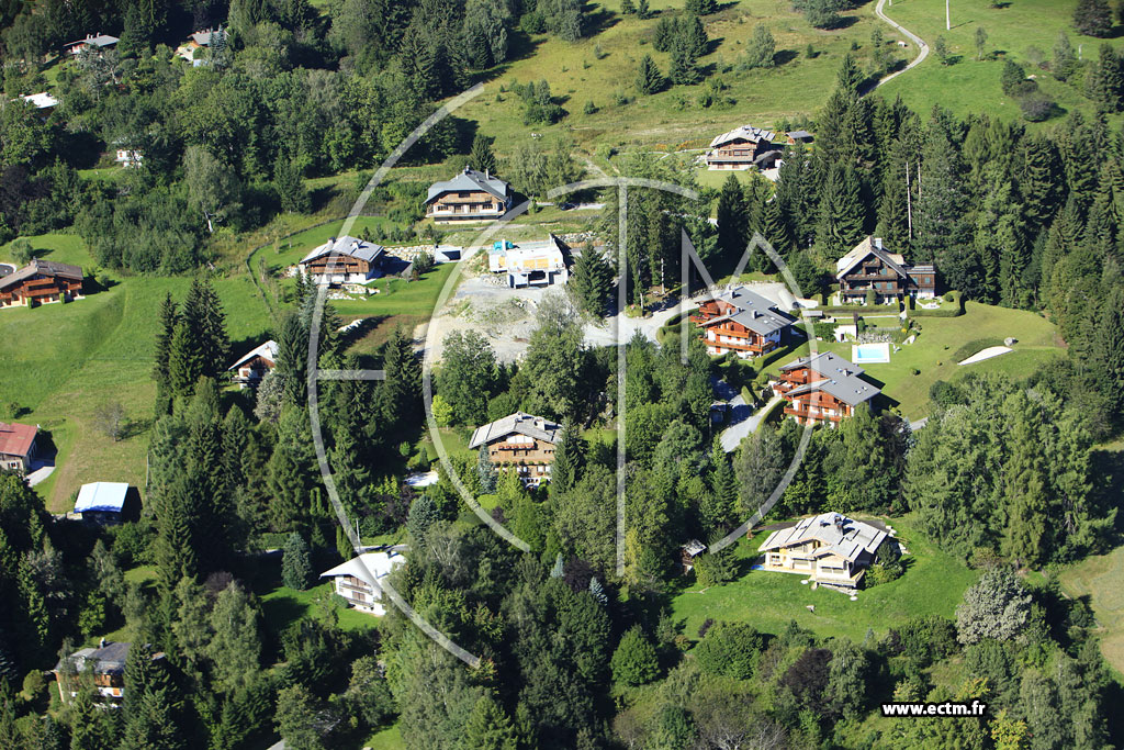 Photo arienne de Combloux (Chemin de la Balancerie)