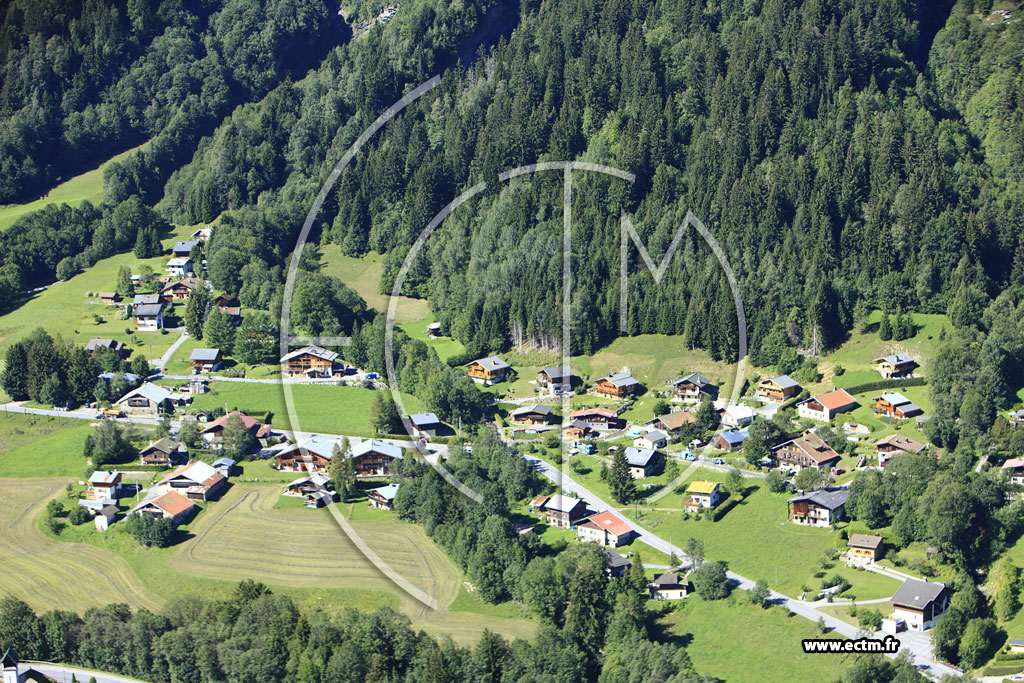 Photo arienne de Les Contamines-Montjoie (La Chovettaz)