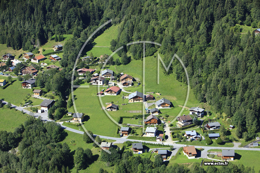Photo arienne de Les Contamines-Montjoie (La Revenaz)