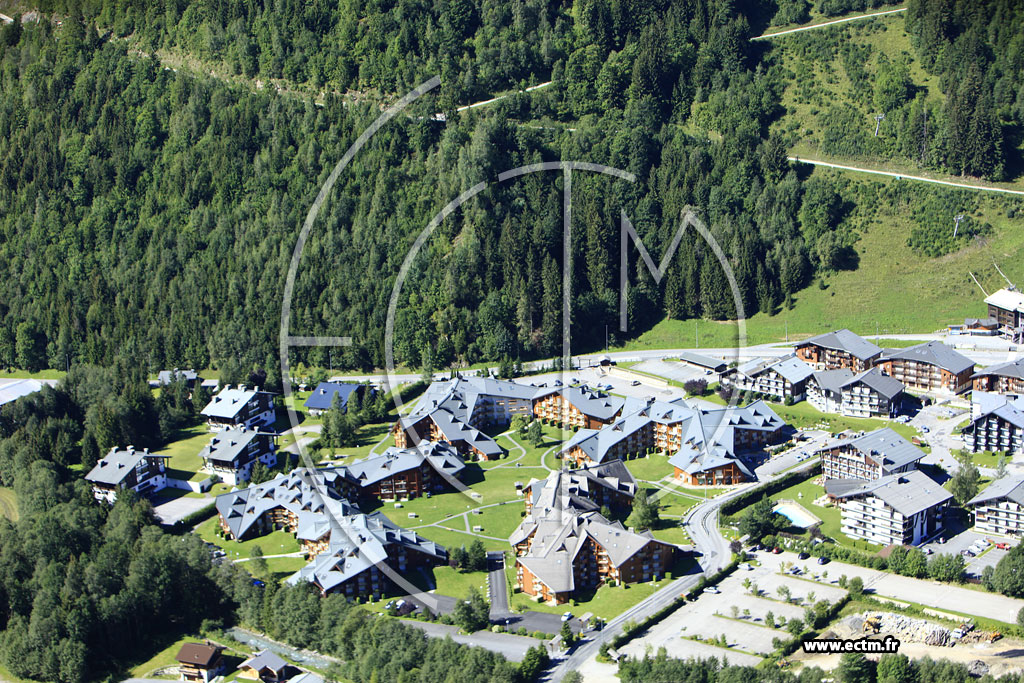 Photo arienne de Les Contamines-Montjoie (Le Baptieu)