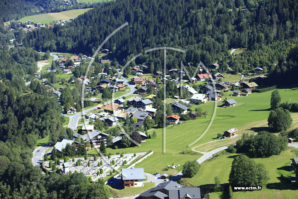 Photo arienne de Les Contamines-Montjoie (Le Champelet)