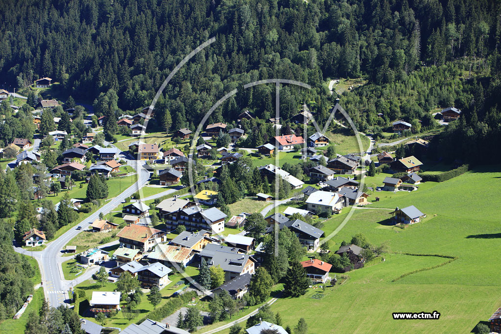 Photo arienne de Les Contamines-Montjoie (Le Champelet)
