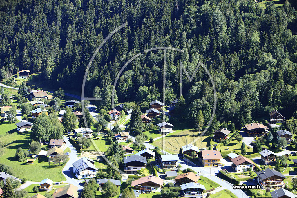 Photo arienne de Les Contamines-Montjoie (Le Champelet)