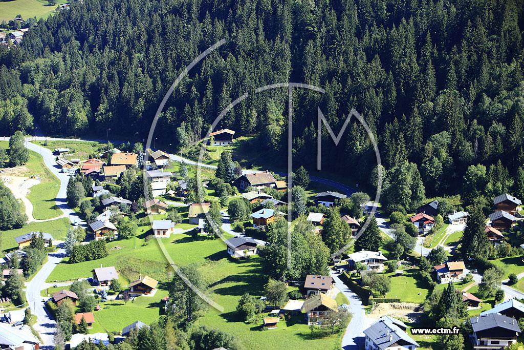 Photo arienne de Les Contamines-Montjoie (Le Champelet)