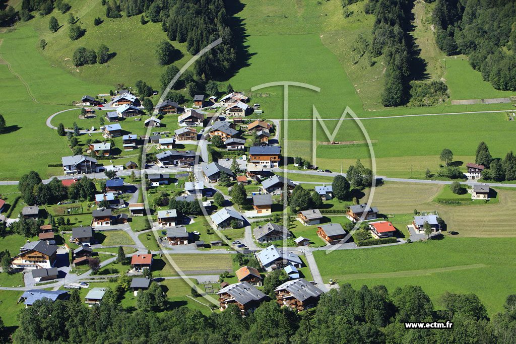 Photo arienne de Les Contamines-Montjoie (Nivorin)