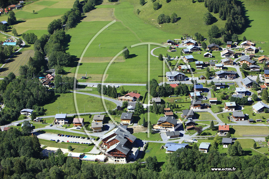 Photo arienne de Les Contamines-Montjoie (Nivorin)
