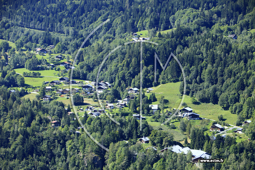 Photo arienne de Les Houches (Vaudagne)