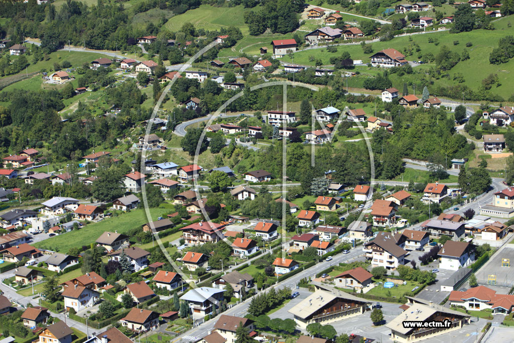 Photo arienne de Passy (Avenue du Coteau)