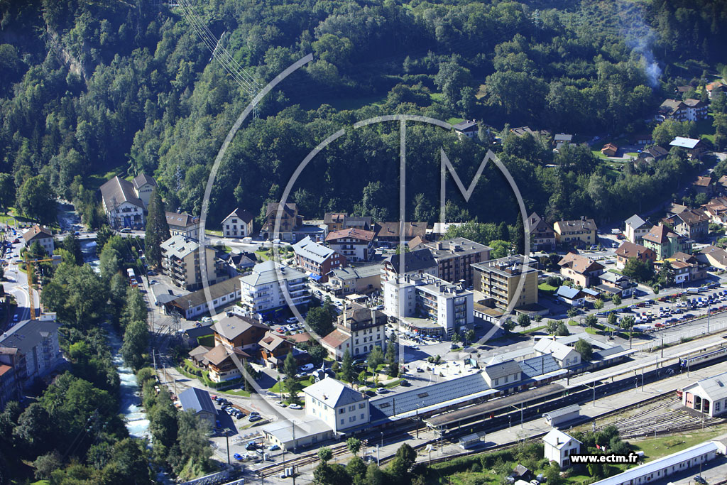 Photo arienne de Passy (Le Fayet)