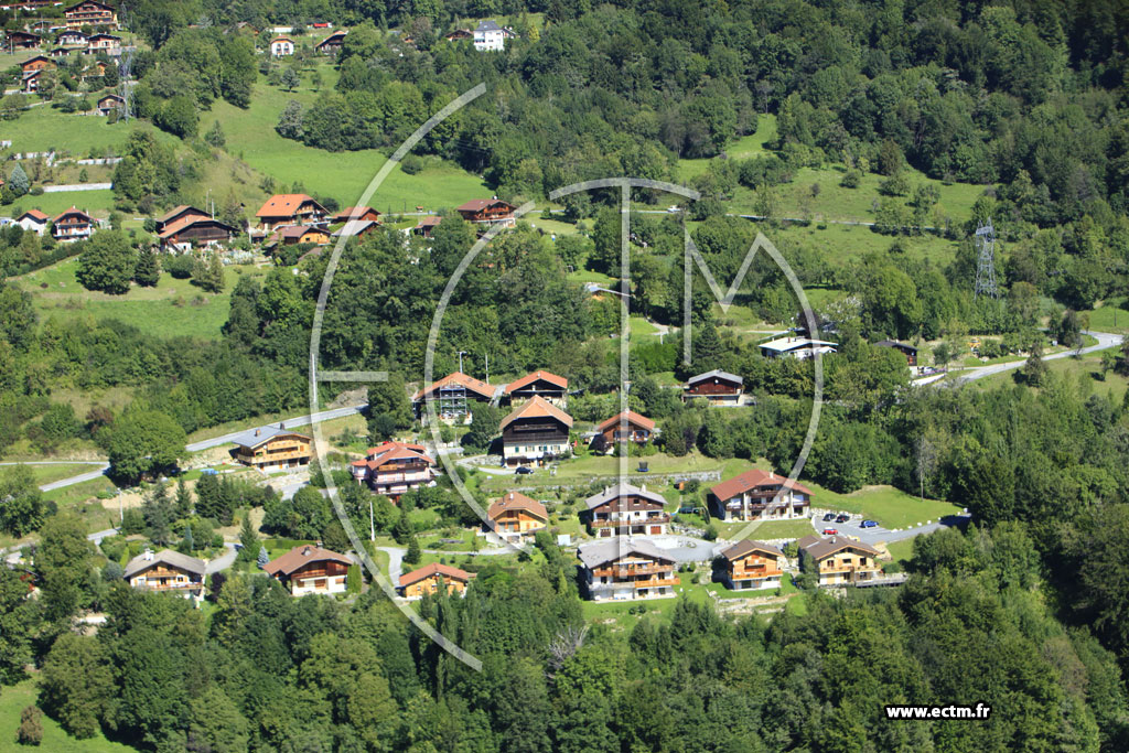 Photo arienne de Passy (Le Praz)
