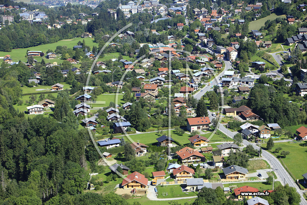 Photo arienne de Saint-Gervais-les-Bains