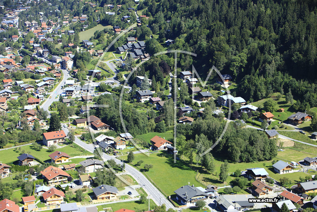 Photo arienne de Saint-Gervais-les-Bains