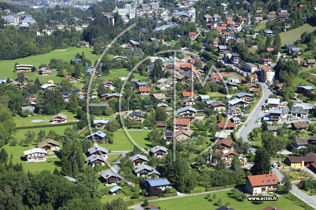Photo arienne de Saint-Gervais-les-Bains