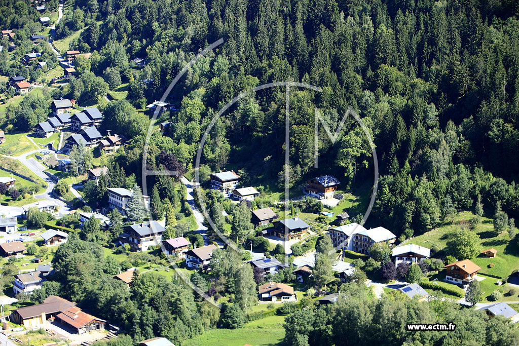 Photo arienne de Saint-Gervais-les-Bains