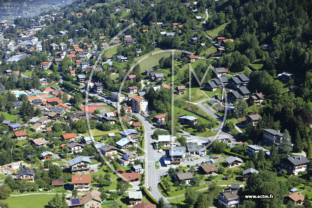 Photo arienne de Saint-Gervais-les-Bains