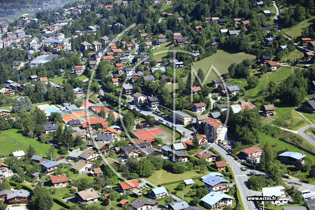 Photo arienne de Saint-Gervais-les-Bains