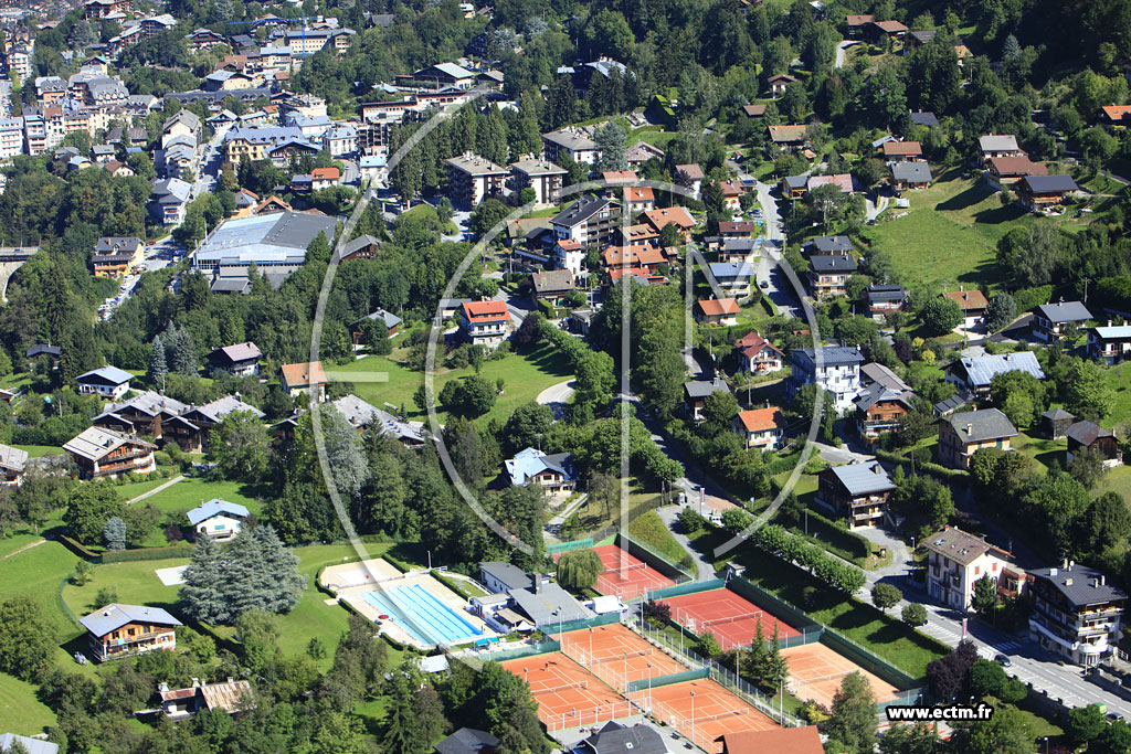 Photo arienne de Saint-Gervais-les-Bains