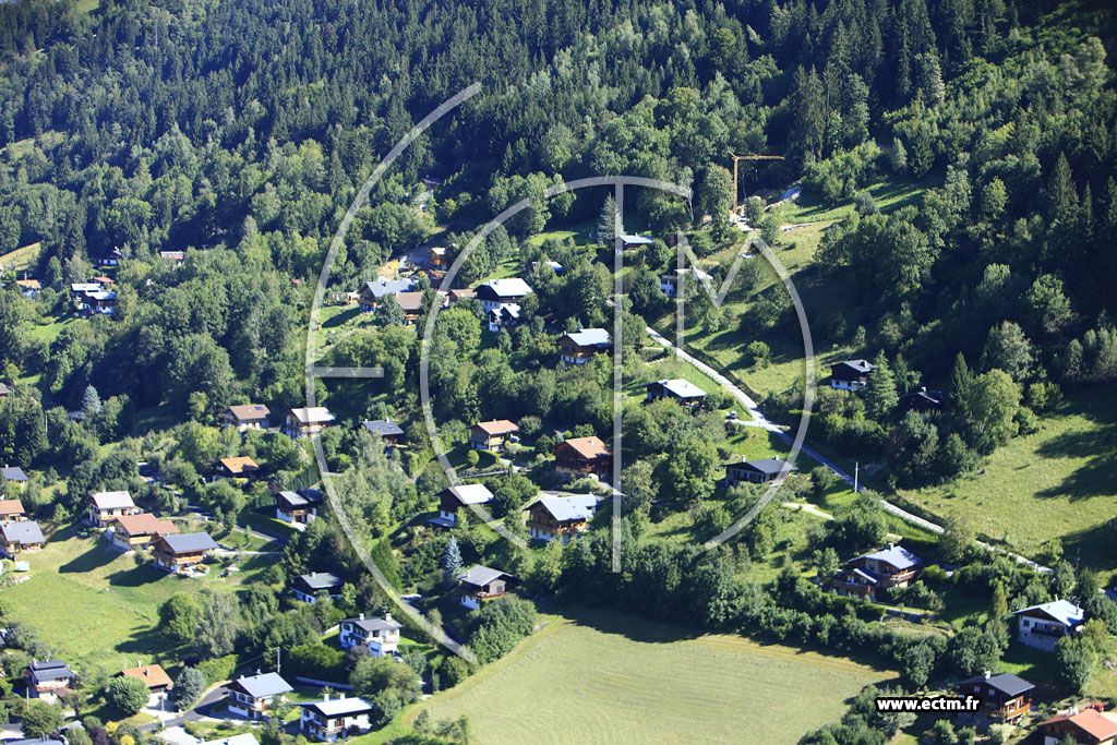 Photo arienne de Saint-Gervais-les-Bains