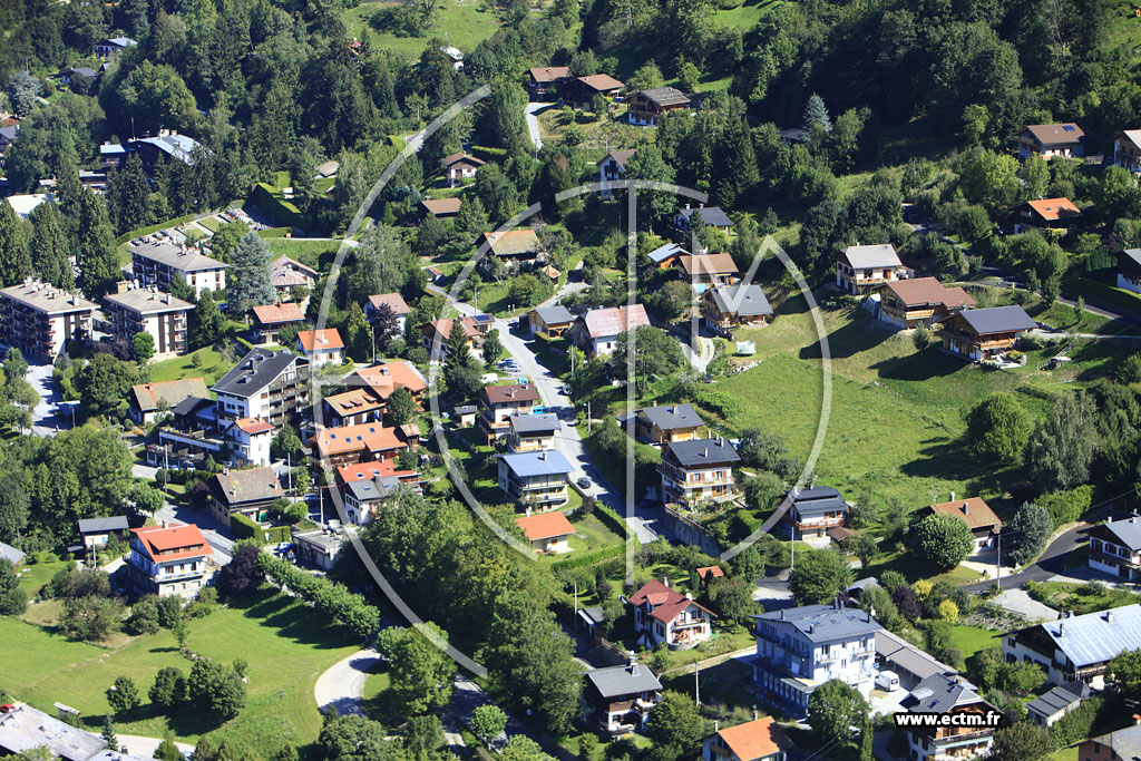 Photo arienne de Saint-Gervais-les-Bains