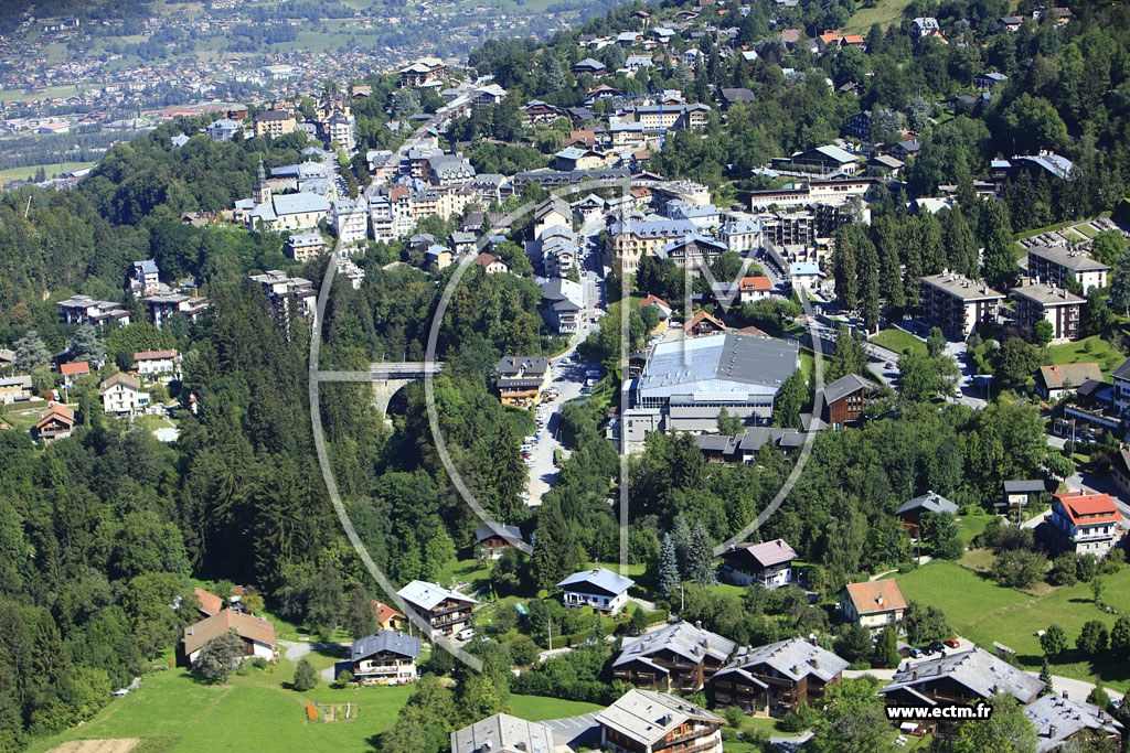 Photo arienne de Saint-Gervais-les-Bains