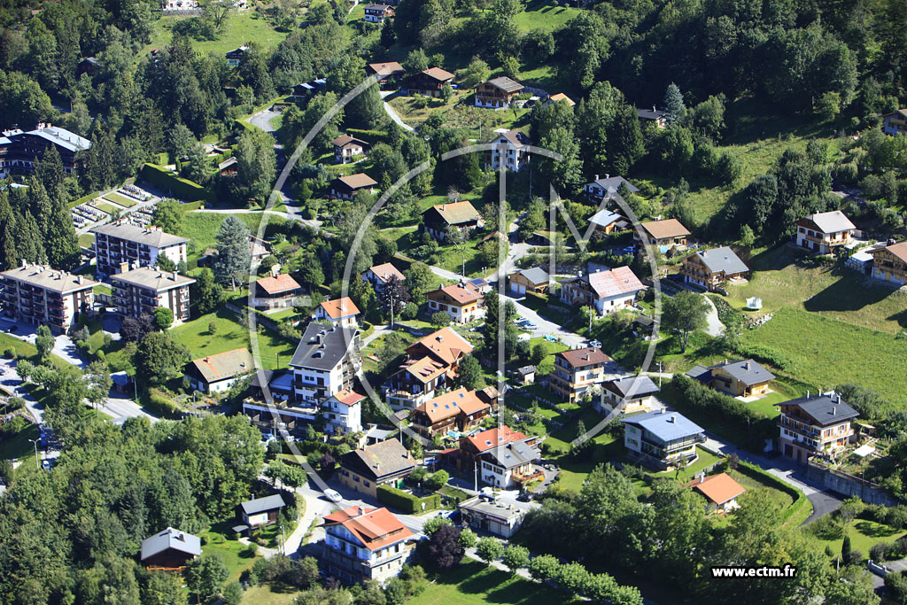 Photo arienne de Saint-Gervais-les-Bains