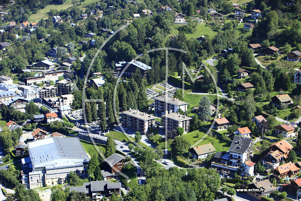 Photo arienne de Saint-Gervais-les-Bains