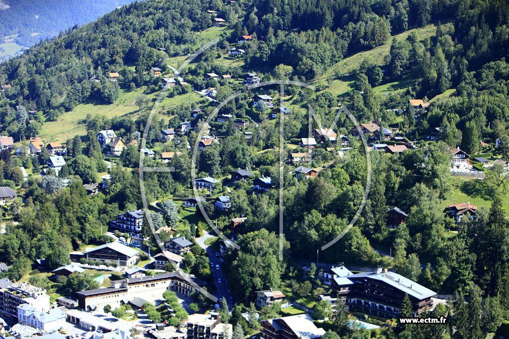 Photo arienne de Saint-Gervais-les-Bains