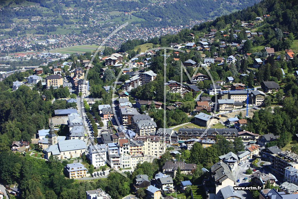Photo arienne de Saint-Gervais-les-Bains