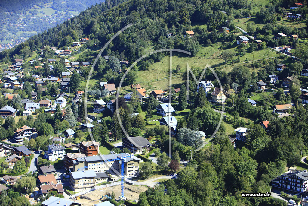 Photo arienne de Saint-Gervais-les-Bains