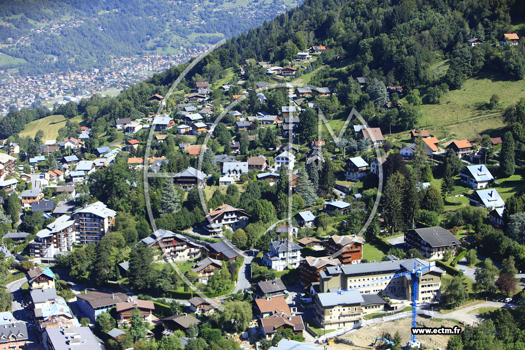 Photo arienne de Saint-Gervais-les-Bains