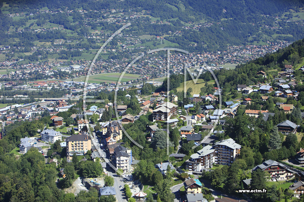Photo arienne de Saint-Gervais-les-Bains