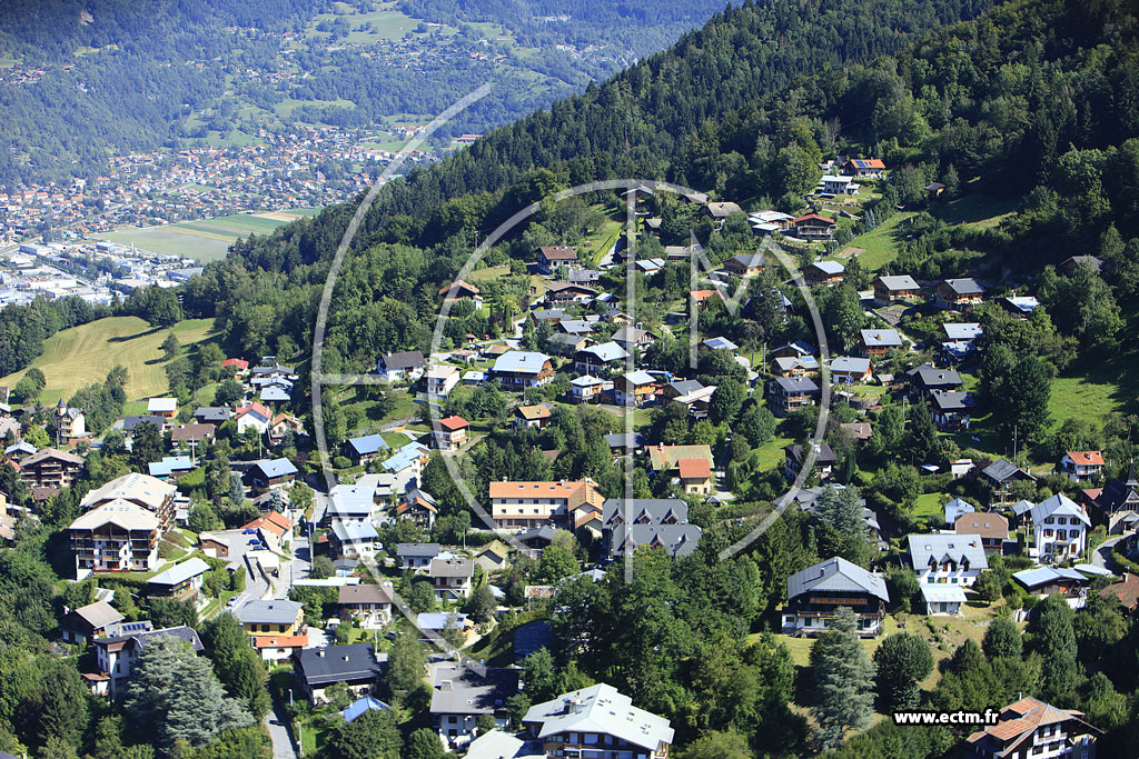 Photo arienne de Saint-Gervais-les-Bains